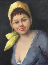 FRAMED PORTRAIT PAINTING