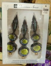 BOX OF CHRISTMAS ORNAMENTS
