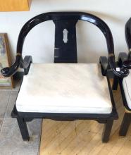 PAIR OF ASIAN LACQUER ARMCHAIRS