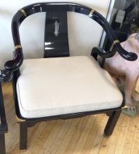 PAIR OF ASIAN LACQUER ARMCHAIRS