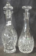 TWO IRISH CRYSTAL DECANTERS