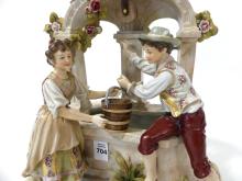 AUSTRIAN PORCELAIN FIGURE GROUP