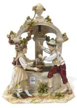 AUSTRIAN PORCELAIN FIGURE GROUP