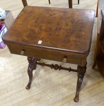 EXCEPTIONAL VICTORIAN GAMES TABLE