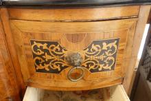 SATINWOOD CONSOLE CABINET