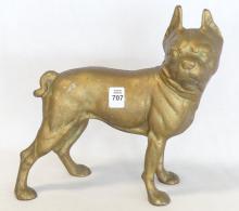 CAST IRON "BOSTON TERRIER" BANK
