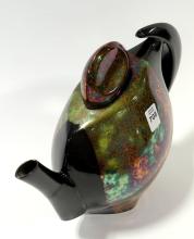 ARTISAN MODERNIST POTTERY TEAPOT