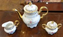 TEA SET AND PLATTER