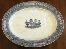TEA SET AND PLATTER