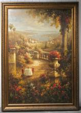 LARGE OIL ON CANVAS
