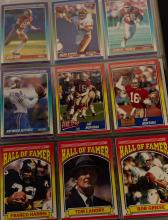 2 BINDERS OF FOOTBALL CARDS