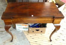 ANTIQUE GATE-LEG GAMES TABLE