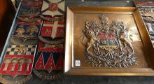 CANADIAN COAT OF ARMS WALL PLAQUE SET