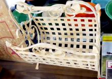 WROUGHT IRON MAGAZINE RACK