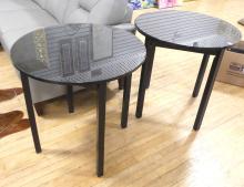 PAIR OF LAMP TABLES