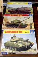 FIVE MODEL KITS