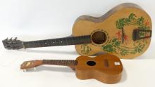 ACOUSTIC GUITAR AND UKULELE