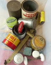 VINTAGE TINS, ETC.