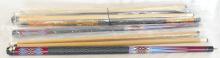 FIVE NEW POOL CUES