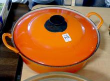 ENAMEL CAST IRON AND COPPER COOKWARE
