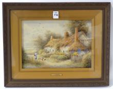 FRAMED R. THORNTON WATERCOLOUR