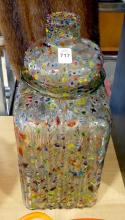 LARGE ART GLASS JAR