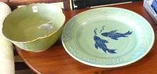 TWO PIECES OF CANADIAN ART POTTERY