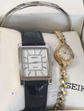 TWO WRISTWATCHES AND BRACELET
