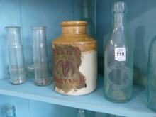 ANTIQUE BOTTLES AND JAR