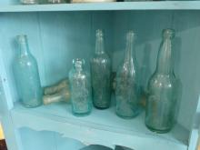 ANTIQUE BOTTLES AND JAR