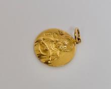 22K GOLD ST CHRISTOPHER