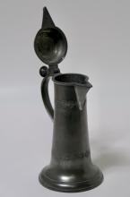 GERMAN PEWTER FLAGON