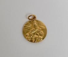 22K GOLD ST CHRISTOPHER