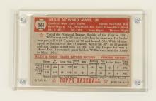 1952 TOPPS WILLIE MAYS ROOKIE CARD
