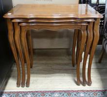 FRENCH PROVINCIAL NESTING TABLES