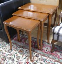 FRENCH PROVINCIAL NESTING TABLES