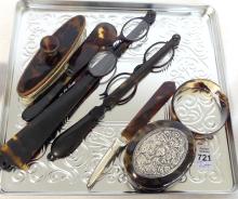 TORTOISESHELL DRESSER ACCESSORIES