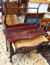 ANTIQUE MAHOGANY WASHSTAND