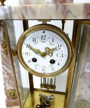 FRENCH MARBLE MANTEL CLOCK