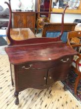 ANTIQUE MAHOGANY WASHSTAND