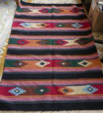 TWO SOUTHWESTERN SADDLE BLANKETS