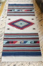 TWO SOUTHWESTERN SADDLE BLANKETS