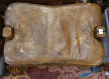 CAMEL SADDLE FOOTSTOOL