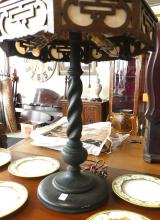 ANTIQUE "BARLEY-TWIST" TABLE LAMP