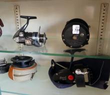 EIGHT FISHING REELS