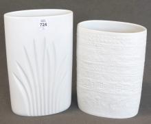 TWO ROSENTHAL GERMAN PORCELAIN VASES