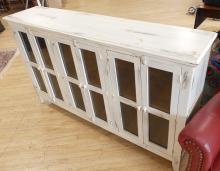 SHABBY CHIC BOOKCASE CABINET