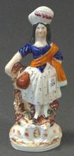 ANTIQUE STAFFORDSHIRE FIGURINE