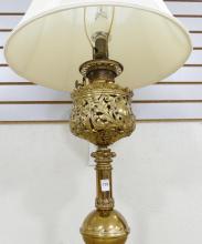 BRADLEY AND HUBBARD BANQUET LAMP