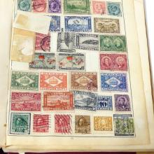 ANTIQUE STAMP ALBUM
